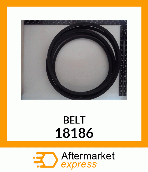 Spare part 18186 + BELT