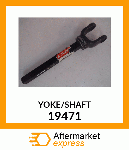 Spare part 19471 + YOKE/SHAFT