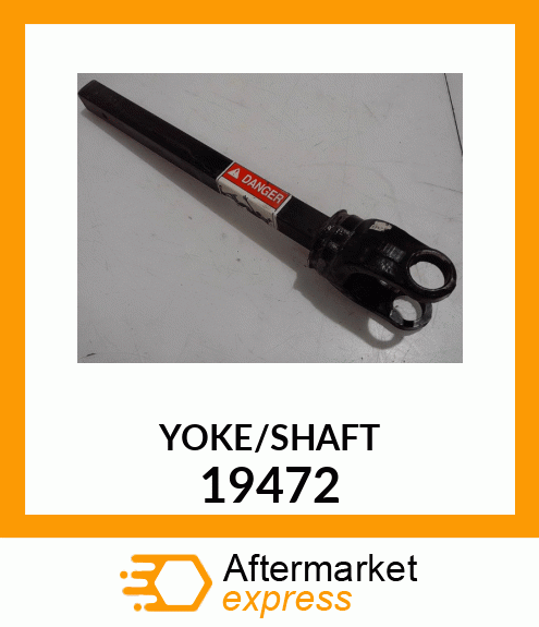 Spare part 19472 + YOKE/SHAFT