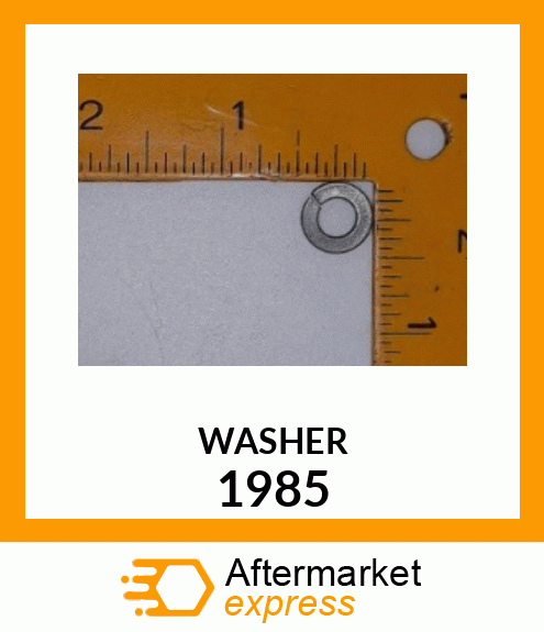 WASHER 1985