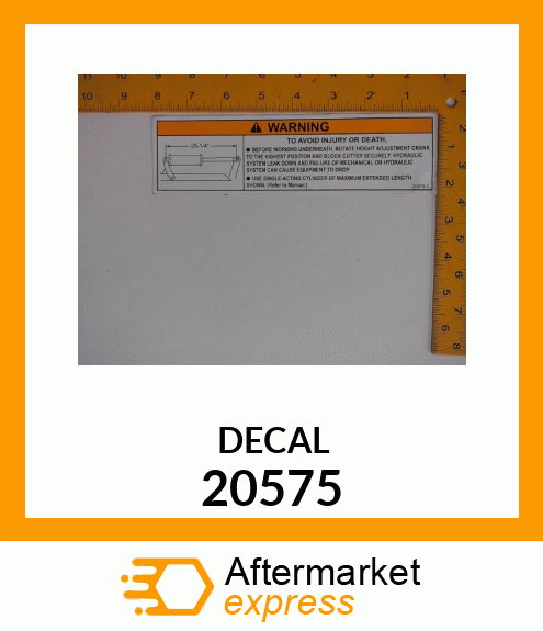 DECAL 20575