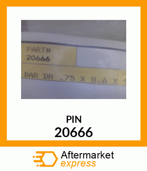 Spare part 20666 + PIN