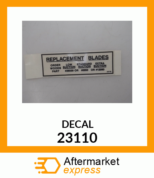 DECAL 23110