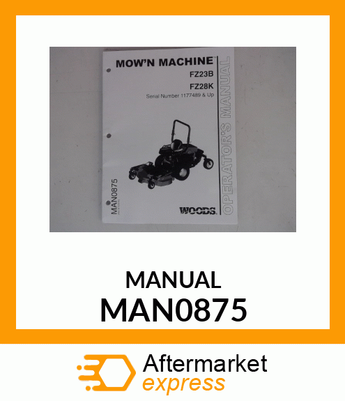 MANUAL MAN0875