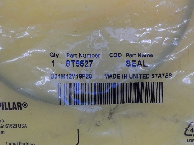 8T9527 - SEAL O RING fits CATERPILLAR | Price: $1.77 Stock: Texas