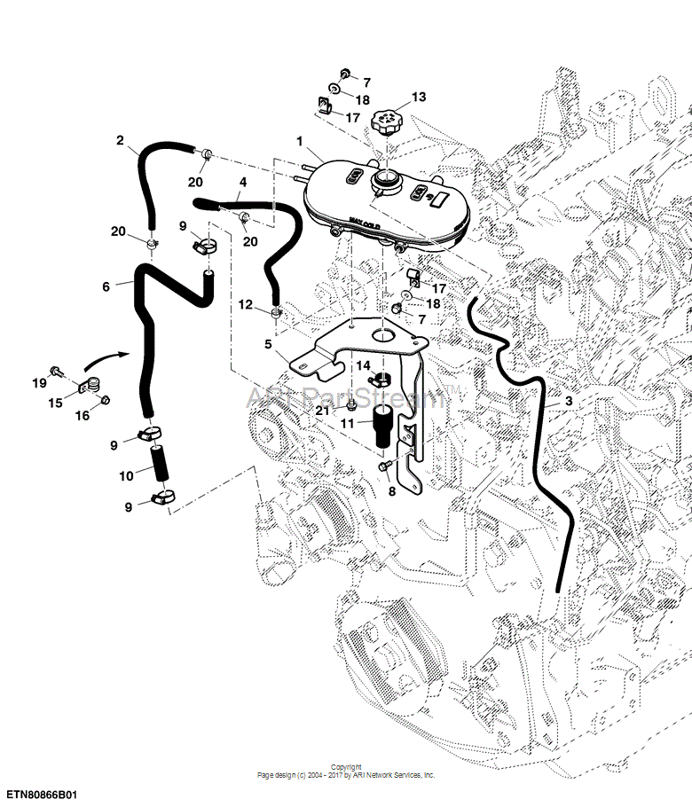 AT323369 - TANK fits JOHN DEERE