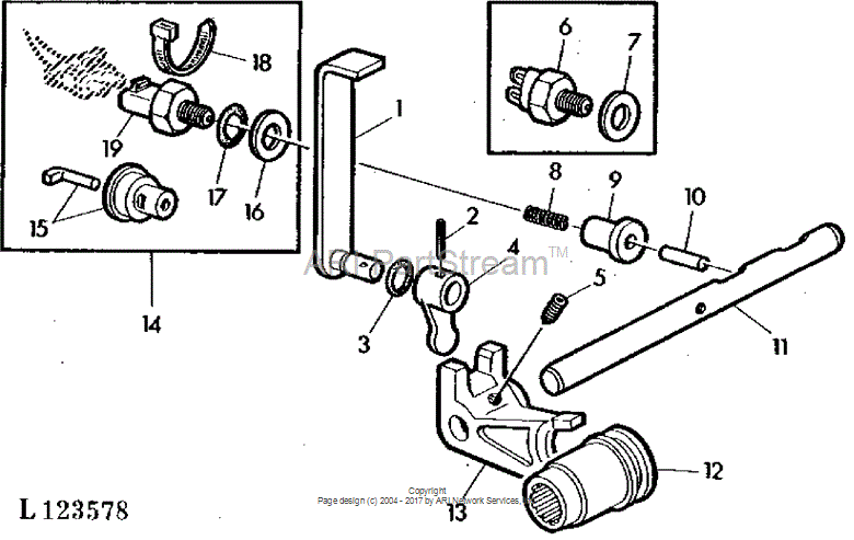 AT85153 - SWITCH fits JOHN DEERE |