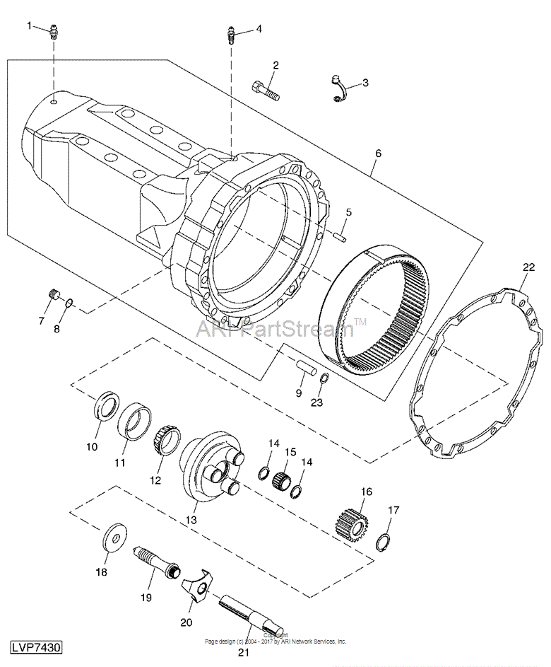 AL76888 - CYLINDER ROLLER BEARING fits JOHN DEERE