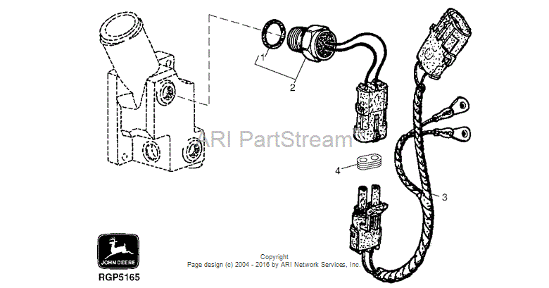 RE503242 - SENSOR fits JOHN DEERE | Price: $62.37