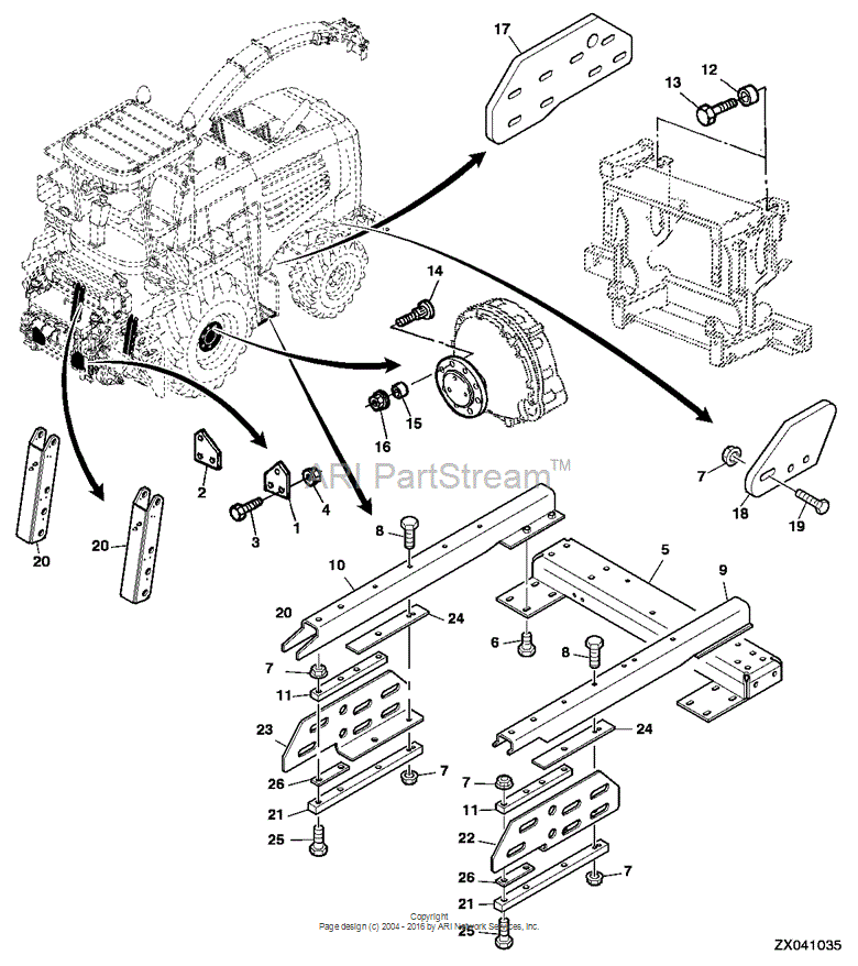 Z72395 - Spacer fits JOHN DEERE |
