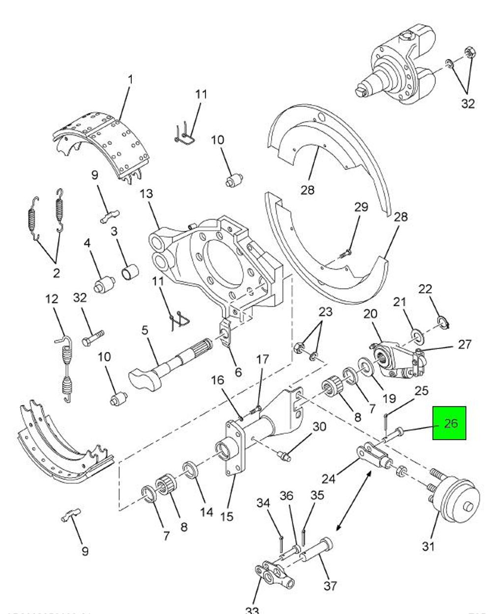 Navistar 4 Pin Socket 33557V - PIN fits NAVISTAR | Price: $4.37 Stock: US