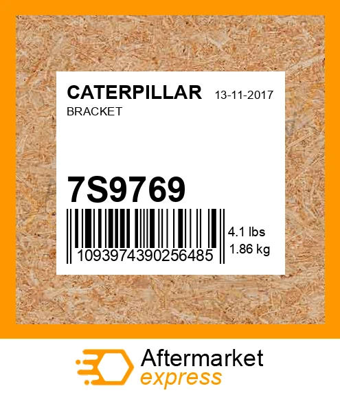 7S9769 - BRACKET fits CATERPILLAR | Price: $143.22 Stock: Indiana