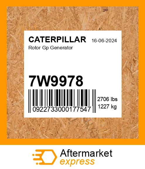 7W9978 - Rotor Gp Generator fits CATERPILLAR