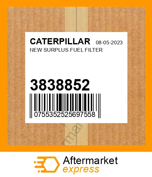 3838852 - NEW SURPLUS FUEL FILTER fits CATERPILLAR | Price: $61.63 ...