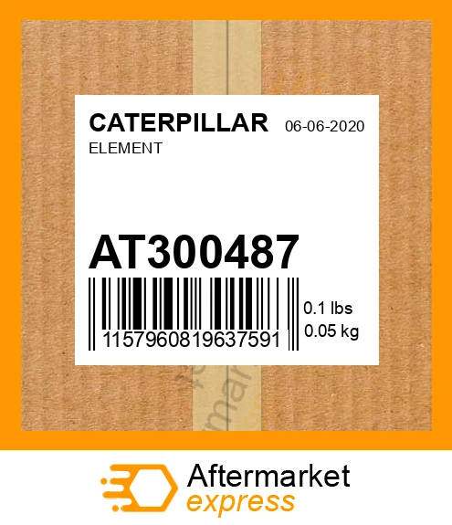 AT300487 - ELEMENT fits CATERPILLAR | Price: $37.73
