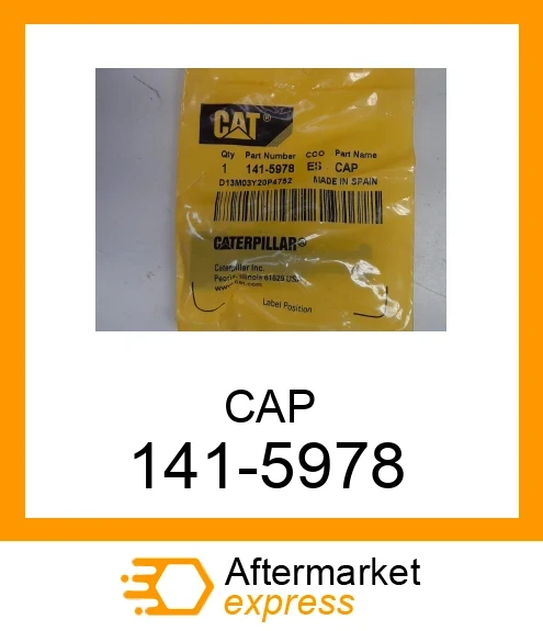 141-5978 - CAP fits CATERPILLAR | Price: $2.34 Stock: Wisconsin