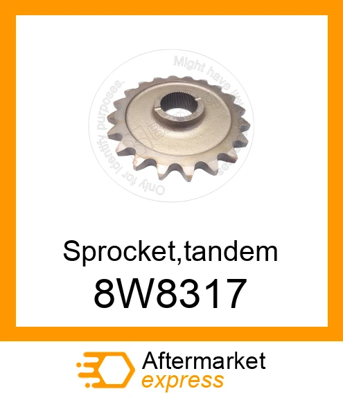 8W8317 - SPROCKET-DRIVE fits CATERPILLAR | Price: $246.42 Stock