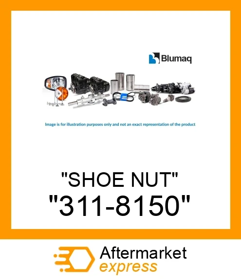 311-8150 - SHOE NUT fits CATERPILLAR | Price: $0.63 Stock