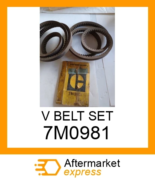 7M0981 - V BELT SET fits CATERPILLAR | Price: $37.57 Stock