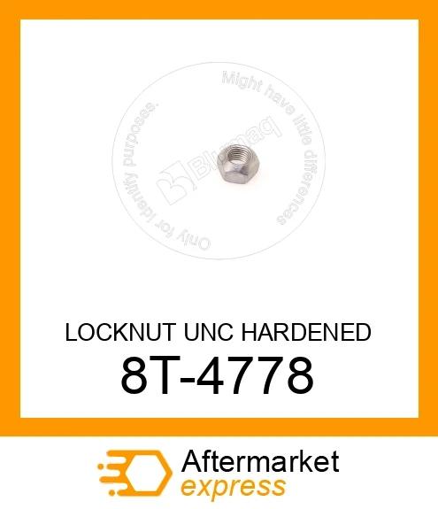 8T4778 - LOCKNUT UNC HARDENED fits CATERPILLAR | Price