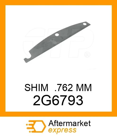 2G6793 - SHIM .762 MM fits CATERPILLAR | Price: $5.08 Stock: Florida