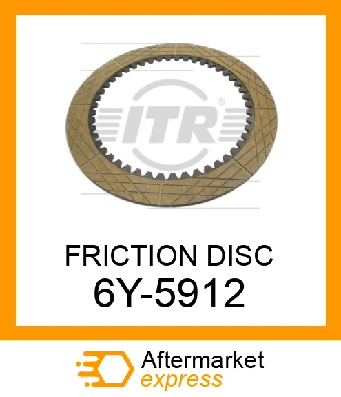 6Y-5912 - FRICTION DISC fits CATERPILLAR | Price: $16.43 Stock
