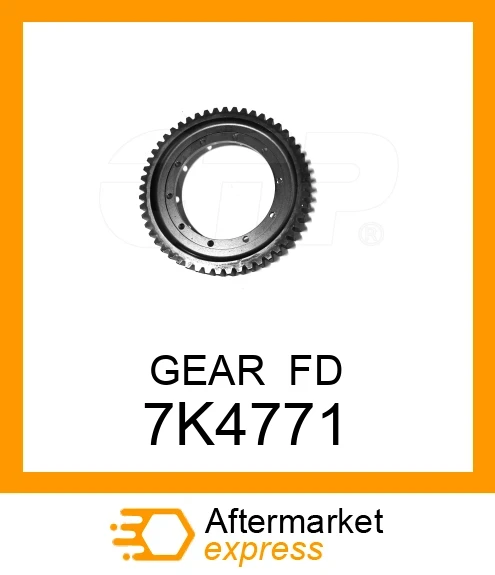 7K4771 - GEAR FD fits CATERPILLAR | Price: $579.18 Stock: Florida