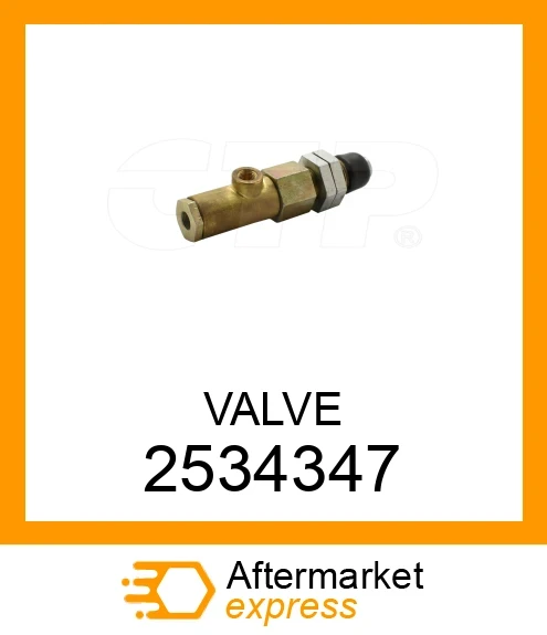 2534347 - Valve fits CATERPILLAR | Price: $184.04 Stock: Florida