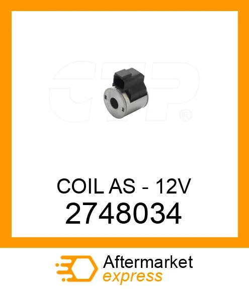 2748034 - COIL AS - 12V fits CATERPILLAR | Price: $18.47 Stock: Florida