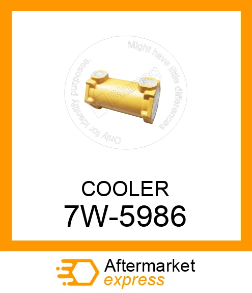 5986 Code 7W-5986 - COOLER fits CATERPILLAR | Price: $1,590 Stock: Tennessee