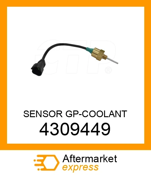 4309449 - SENSOR GP-COOLANT fits CATERPILLAR | Price: $69.96 Stock: Florida