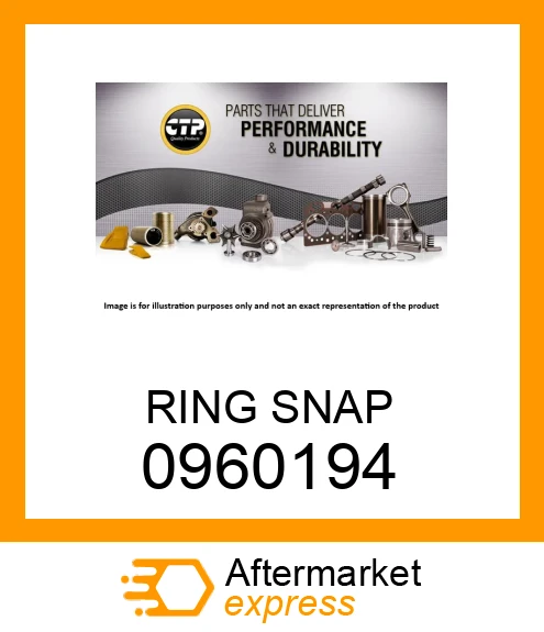 0960194 - RING SNAP fits CATERPILLAR | Price: $0.44 Stock: Florida