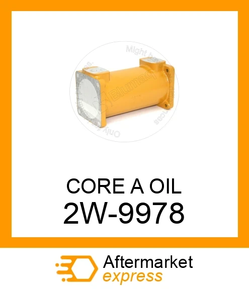 2W9978 - CORE A OIL fits CATERPILLAR | Price: $406.15 Stock: Florida