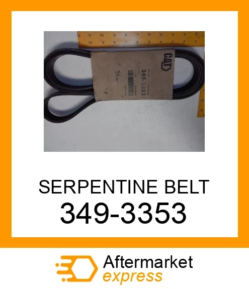 3493353 - SERPENTINE BELT fits CATERPILLAR | Price: $23.59 Stock