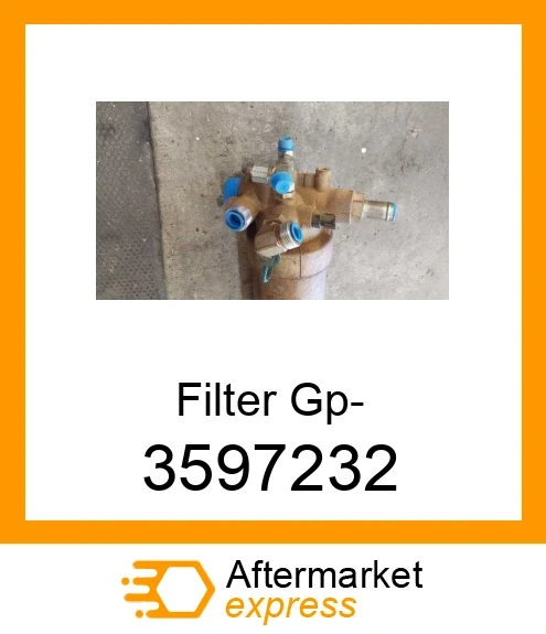 3597232 - Filter Gp- fits CATERPILLAR | Price: $368.08 Stock: Indiana