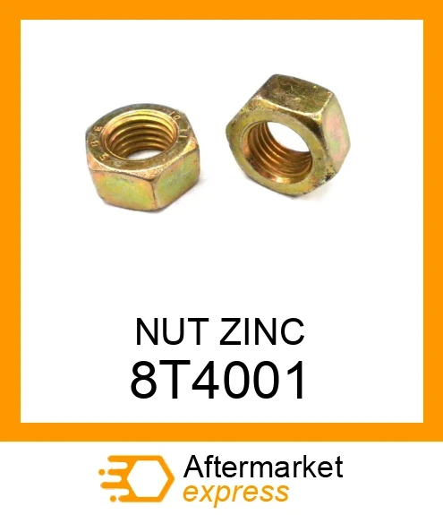 8T4001 - NUT ZINC fits CATERPILLAR | Price: $0.74 Stock: Florida