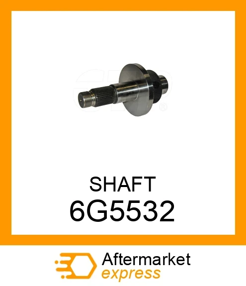 6G5532 - SHAFT fits CATERPILLAR | Price: $260.35 Stock: Florida