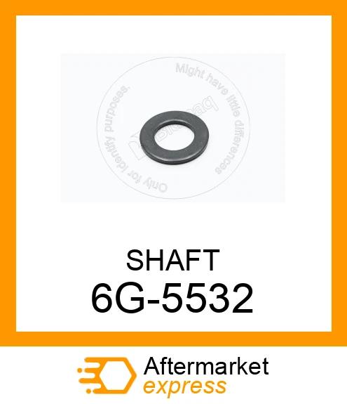 6G5532 - SHAFT fits CATERPILLAR | Price: $329.35 Stock: Florida