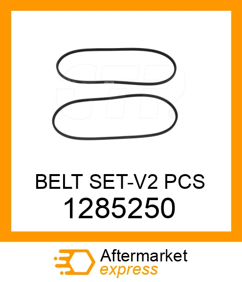 1285250 - BELT SET-V2 PCS fits CATERPILLAR | Price: $11.93 Stock: Florida