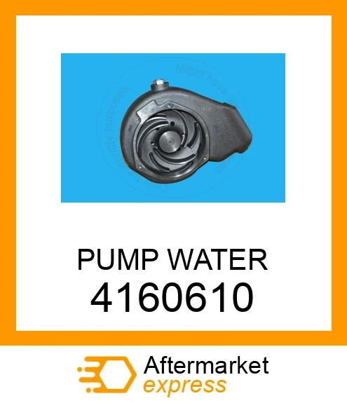4160610 - PUMP WATER fits CATERPILLAR | Price: $416.56 Stock: Florida