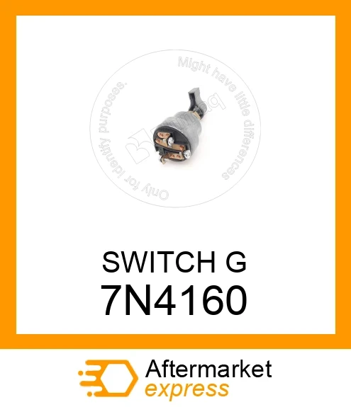 7N4160 - SWITCH G fits CATERPILLAR | Price: $14.49 Stock: Texas