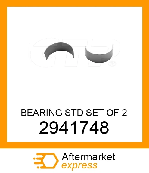 2941748 - BEARING STD SET OF 2 fits CATERPILLAR | Price: $6.76 Stock: Texas