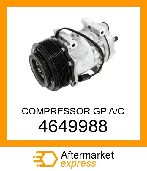 4649988 - COMPRESSOR GP A/C fits CATERPILLAR | Price: $595.80