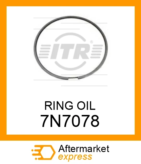 7N7078 - RING OIL fits CATERPILLAR | Price: $9.88 Stock: Florida