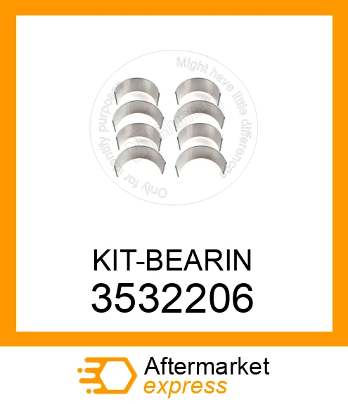 3532206 - KIT-BEARIN fits CATERPILLAR | Price: $14.05 Stock: Indiana