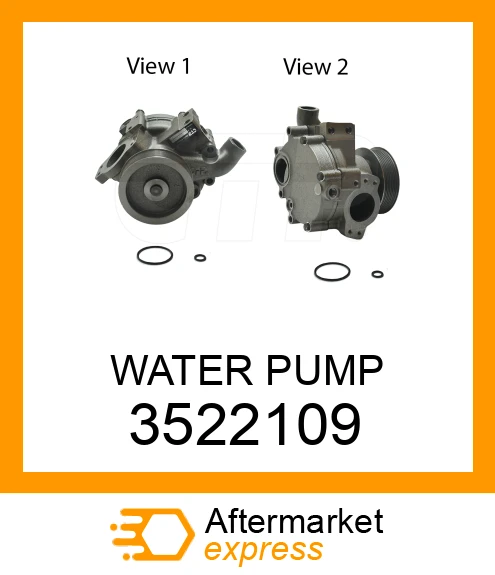 3522109 - WATER PUMP fits CATERPILLAR | Price: $148.59 Stock: Florida