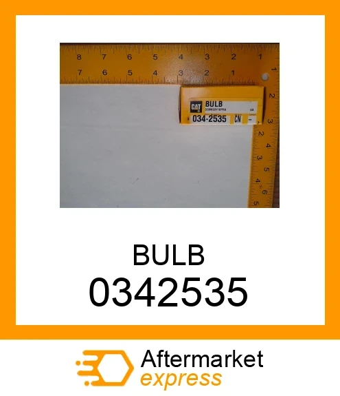 034-2535 - BULB fits CATERPILLAR | Price: $2.54 Stock: Wisconsin