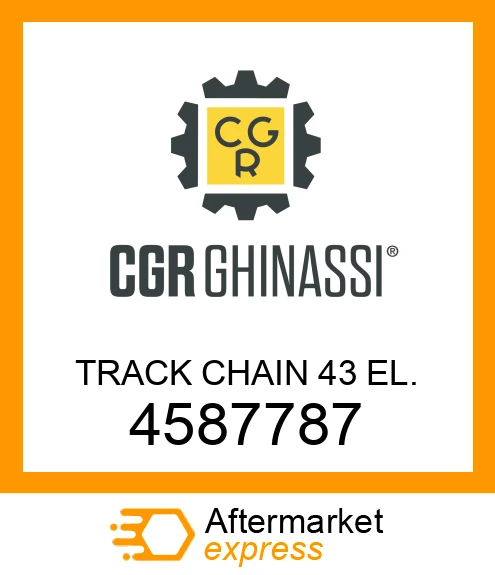 4587787 - TRACK CHAIN 43 EL. made in Italy by CGR | Price: $14,643 ...
