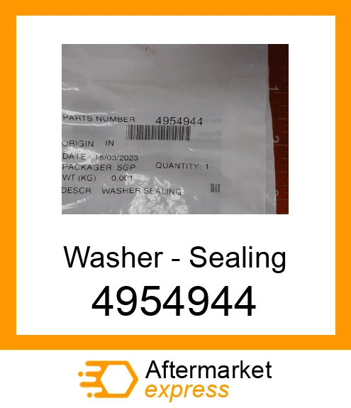 4954944 - Washer - Sealing fits CUMMINS | Price: $3.95 Stock: Ohio