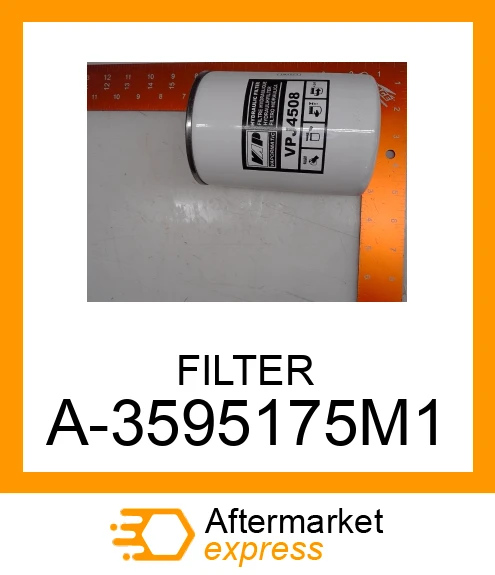 A-3595175M1 - FILTER fits JOHN DEERE | Price: $48.84 Stock: Wisconsin